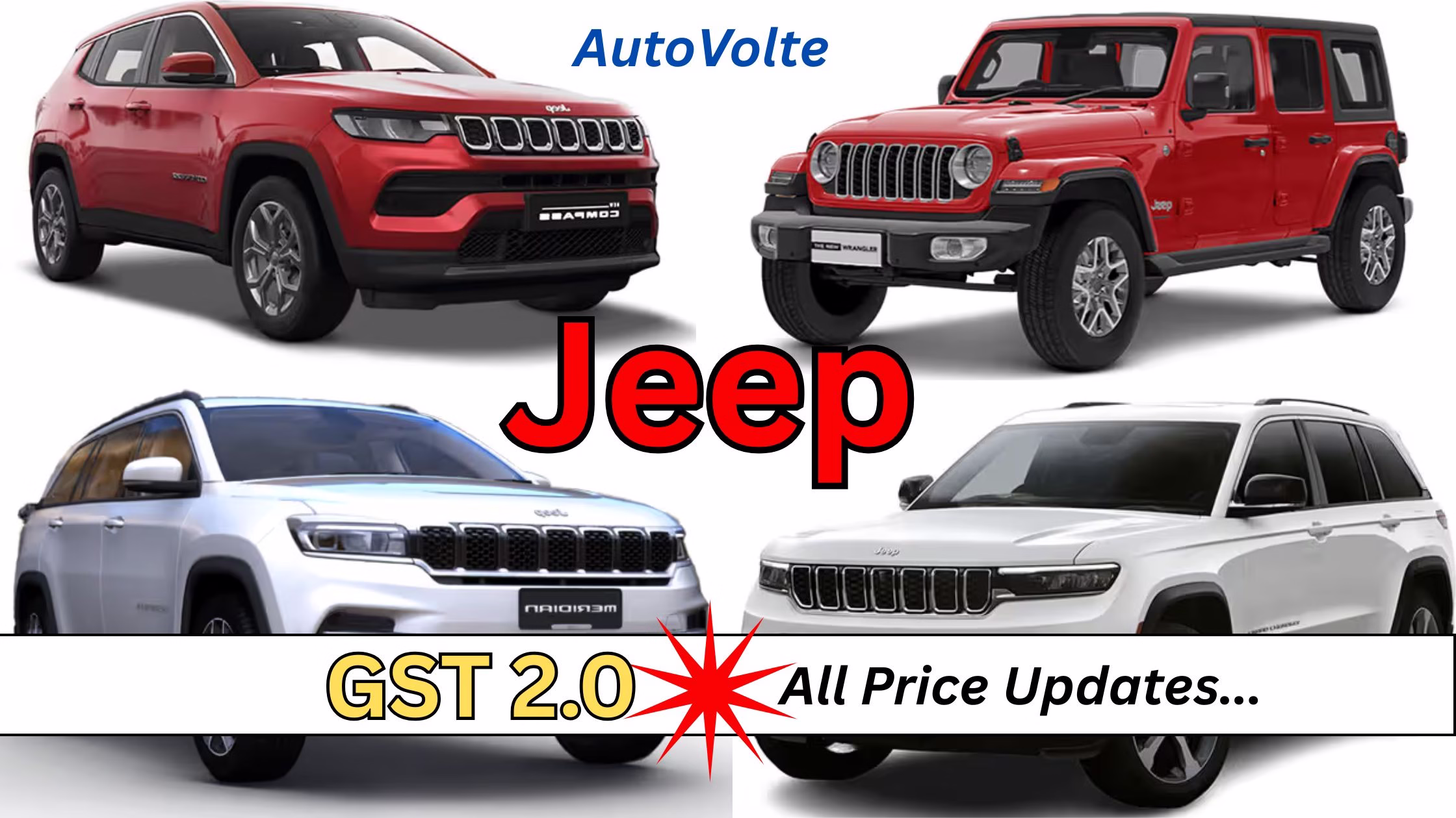 Jeep GST 2.0 Price Drop Buyer’s Guide – September 2025