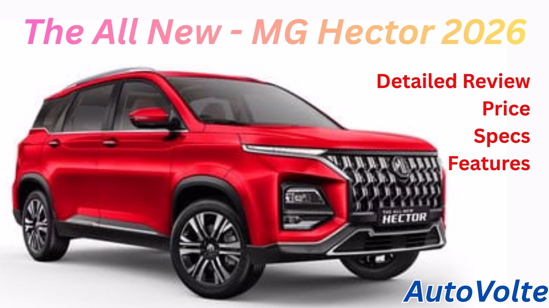 MG Hector 2026 - Banner